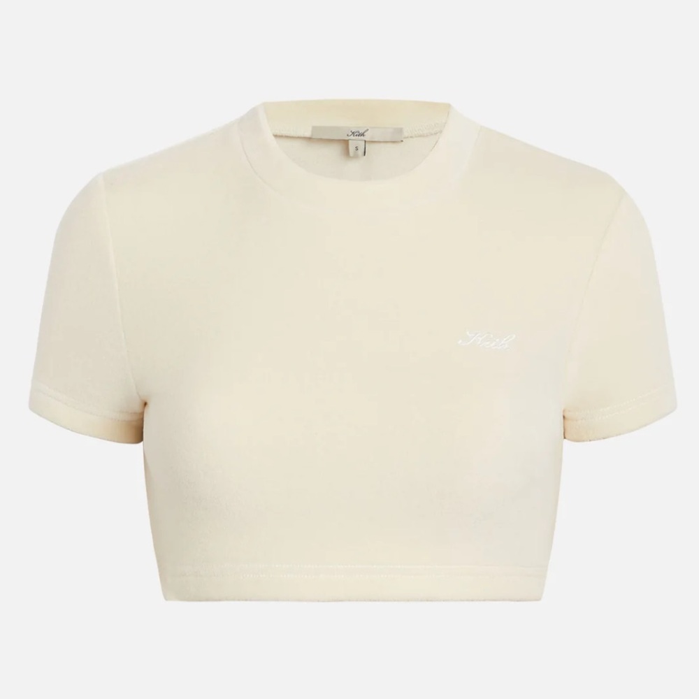 NWT Kith Women’s Mischa Velour Tee- Veil